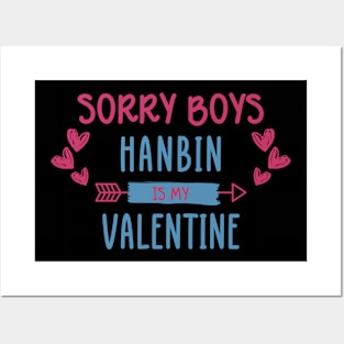 Sorry Boys Hanbin Is My Valentine ZEROBASEONE Posters and Art